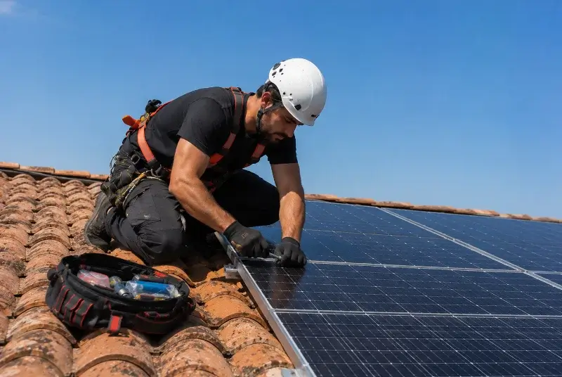 Maintenance et monitoring de panneaux solaires à Lagnes